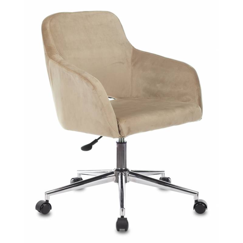 Кресло Бюрократ CH-380SL латте Italia 5 крестовина металл хром главное фото