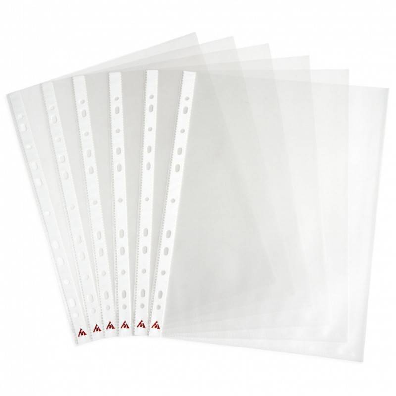 Папка-вкладыш Бюрократ СуперЛюкс -060TSLUX тисненые А4+ 60мкм (упак.:100шт) главное фото