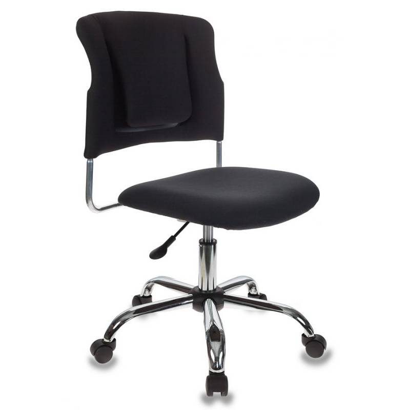 Кресло Бюрократ CH-322SXN/BLACK спинка динамичная поддержка черный 26-28 крестовина хром главное фото